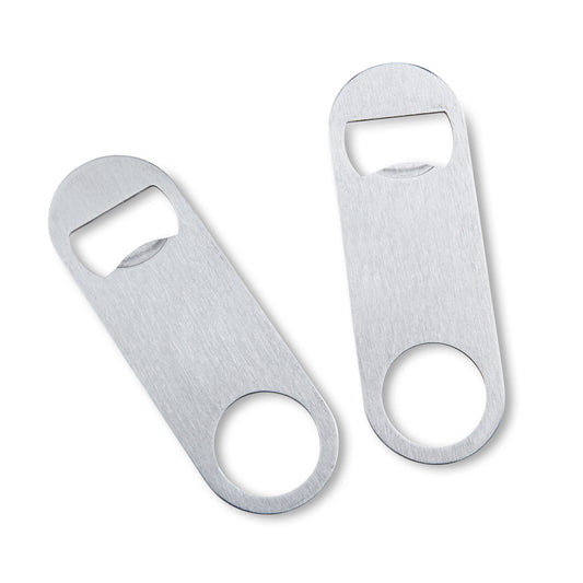 Silver Oblong Bottle Opener - DIY