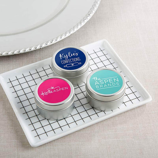 Personalized Travel Candle Tin - Custom Design