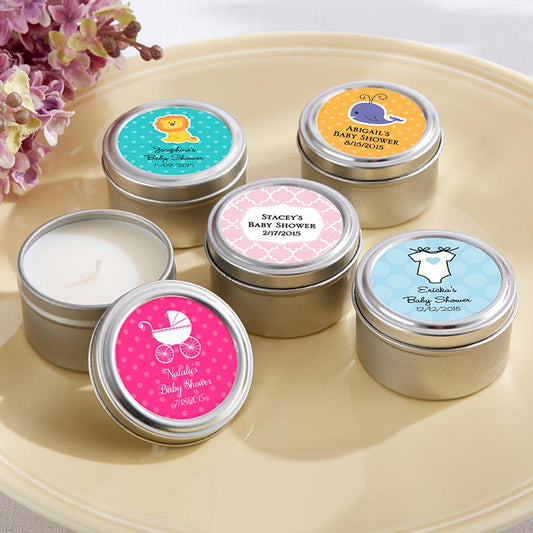 Travel Candle - Baby Shower (Personalization Available)