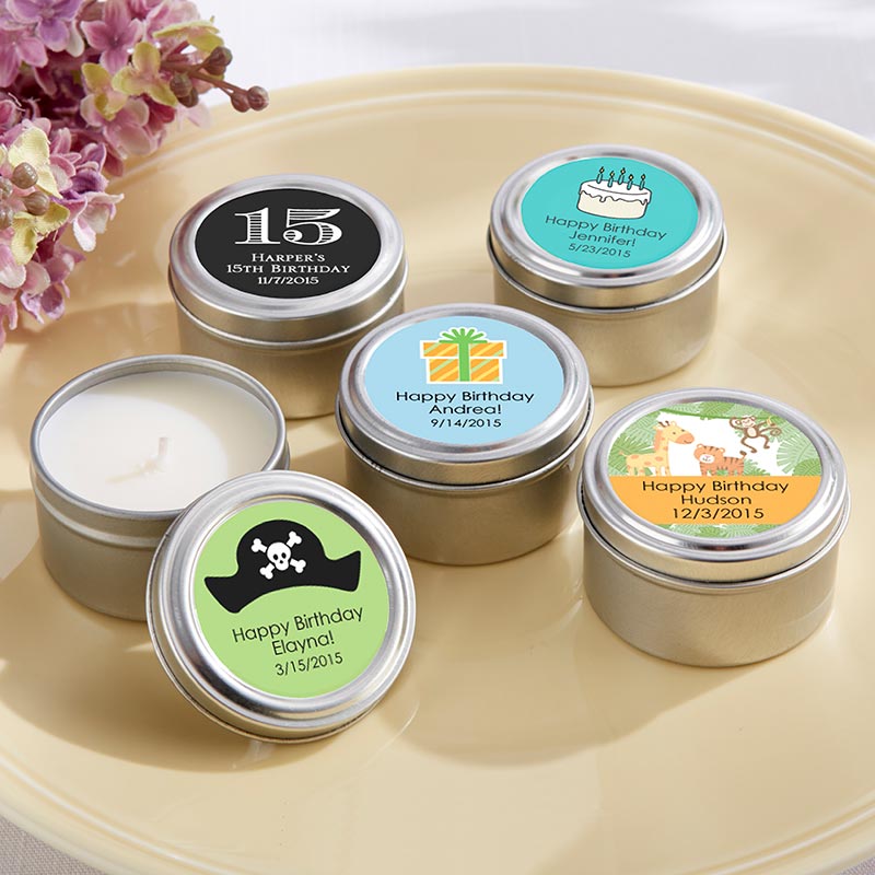 Personalized Travel Candle - Birthday