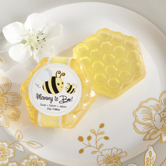 Mommy To Bee Honey Scented Honeycomb Soap (Set of 4)