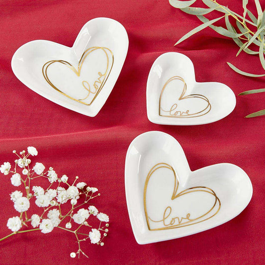 Heart Shaped Trinket Dish - Medium