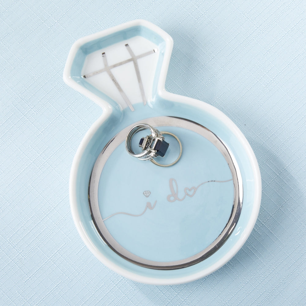 Blue Diamond Ring Trinket Dish
