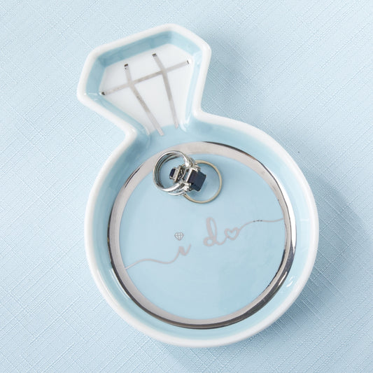 Blue Diamond Ring Trinket Dish